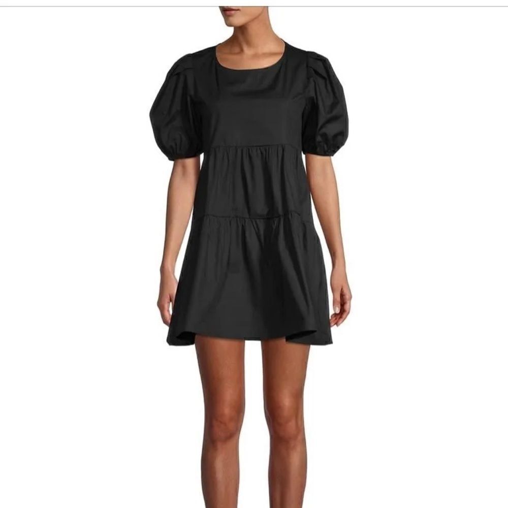 NWT LOVE ADY cotton black dress M